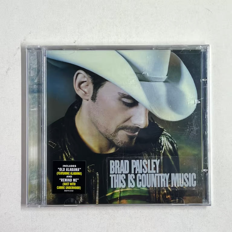 Brad Paisley "This Is Country Music" Autographed CD Booklet With New CD