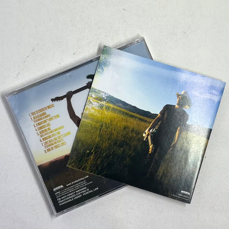 Brad Paisley "This Is Country Music" Autographed CD Booklet With New CD