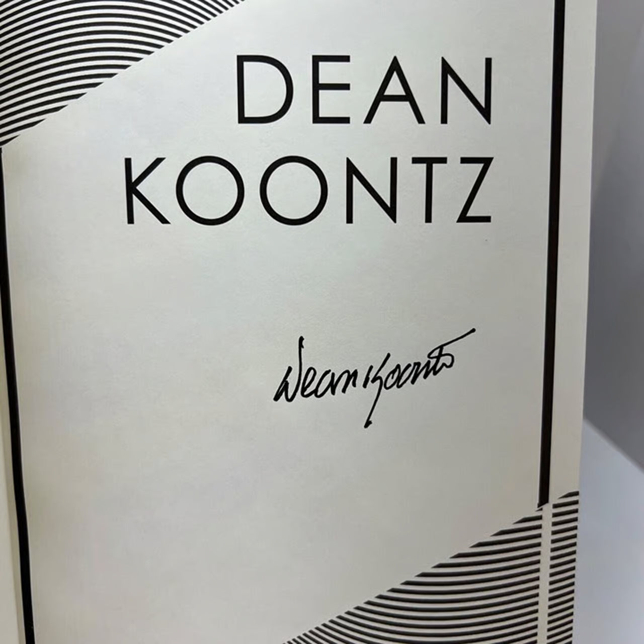 Dean Koontz "The Forbidden Door" Autographed 1st Edition