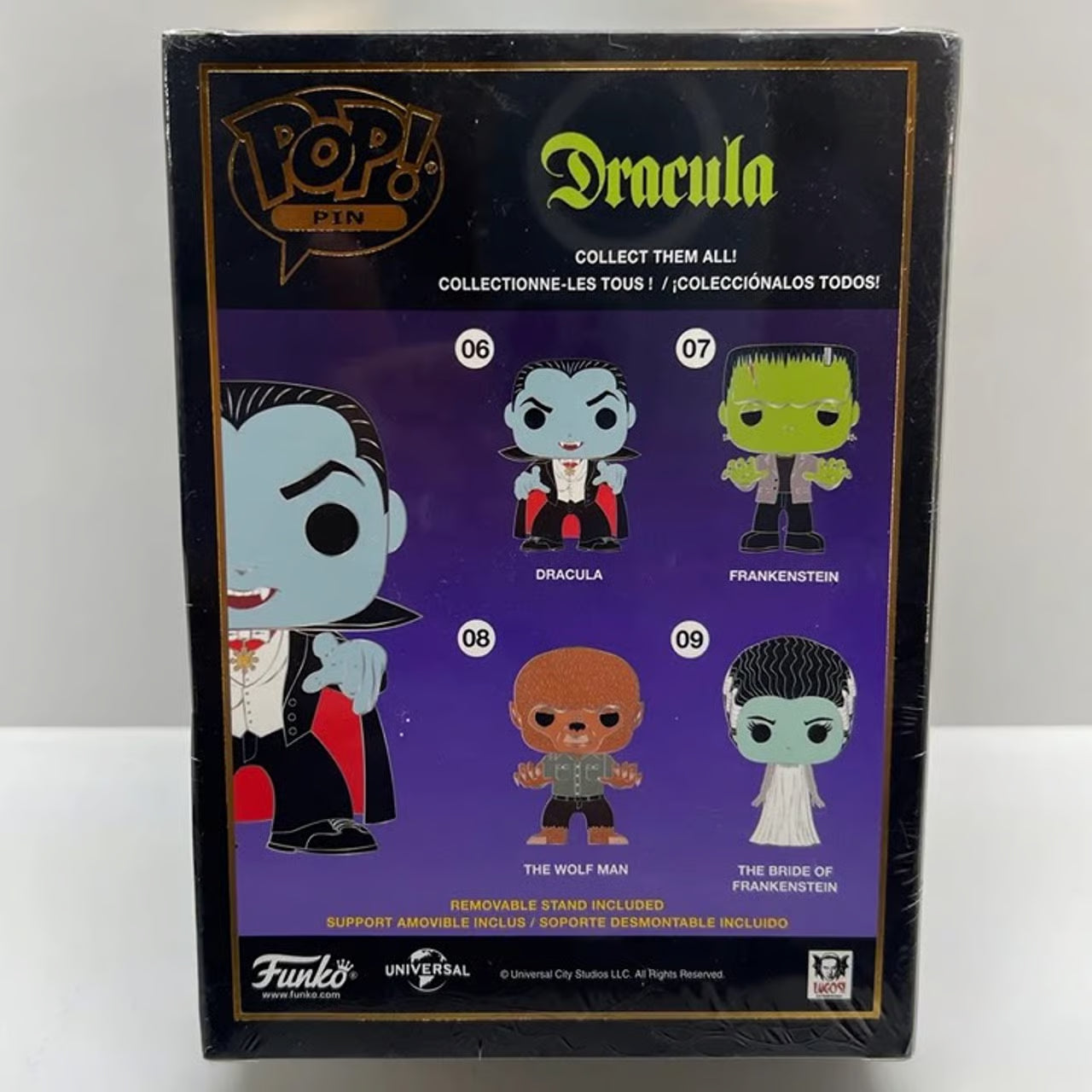 Universal Monsters Dracula Funko Pop ENAMEL Pin Horror #06
