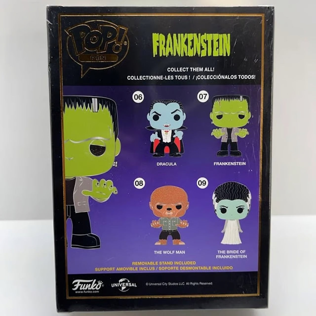 Universal Monsters Frankenstein Funko Pop ENAMEL Pin Horror #06