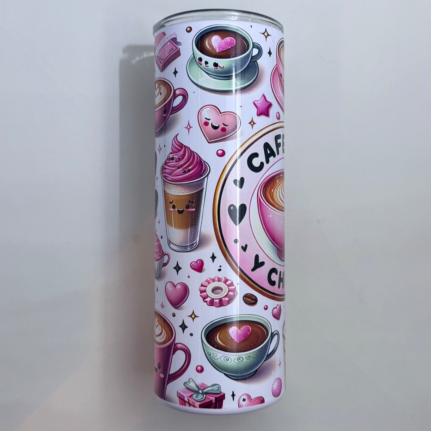 Cafecito Y Chisme (Coffee & Gossip) 20oz Stainless Steel Tumbler