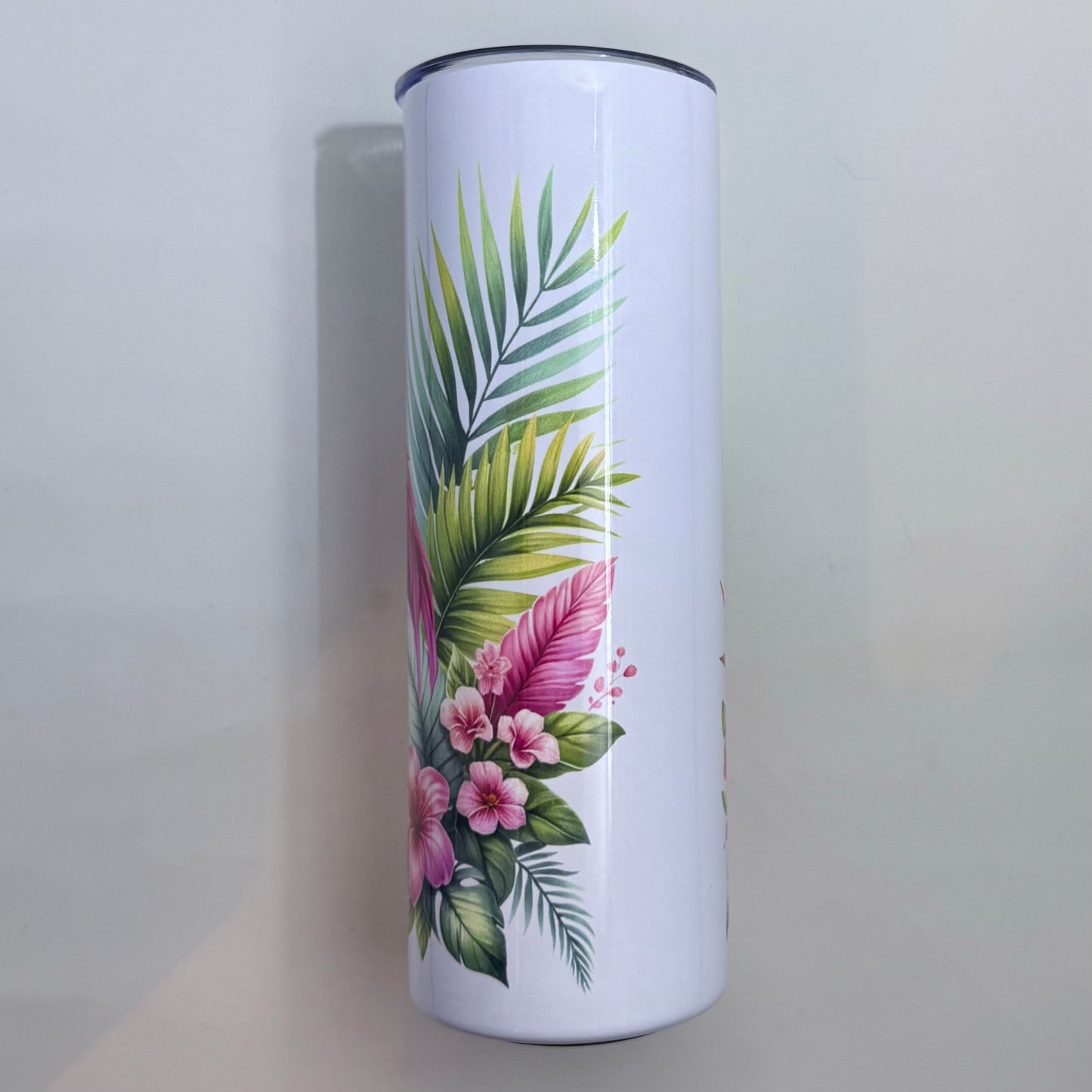 Tropical Pink Flamingo 20oz Stainless Steel Tumbler