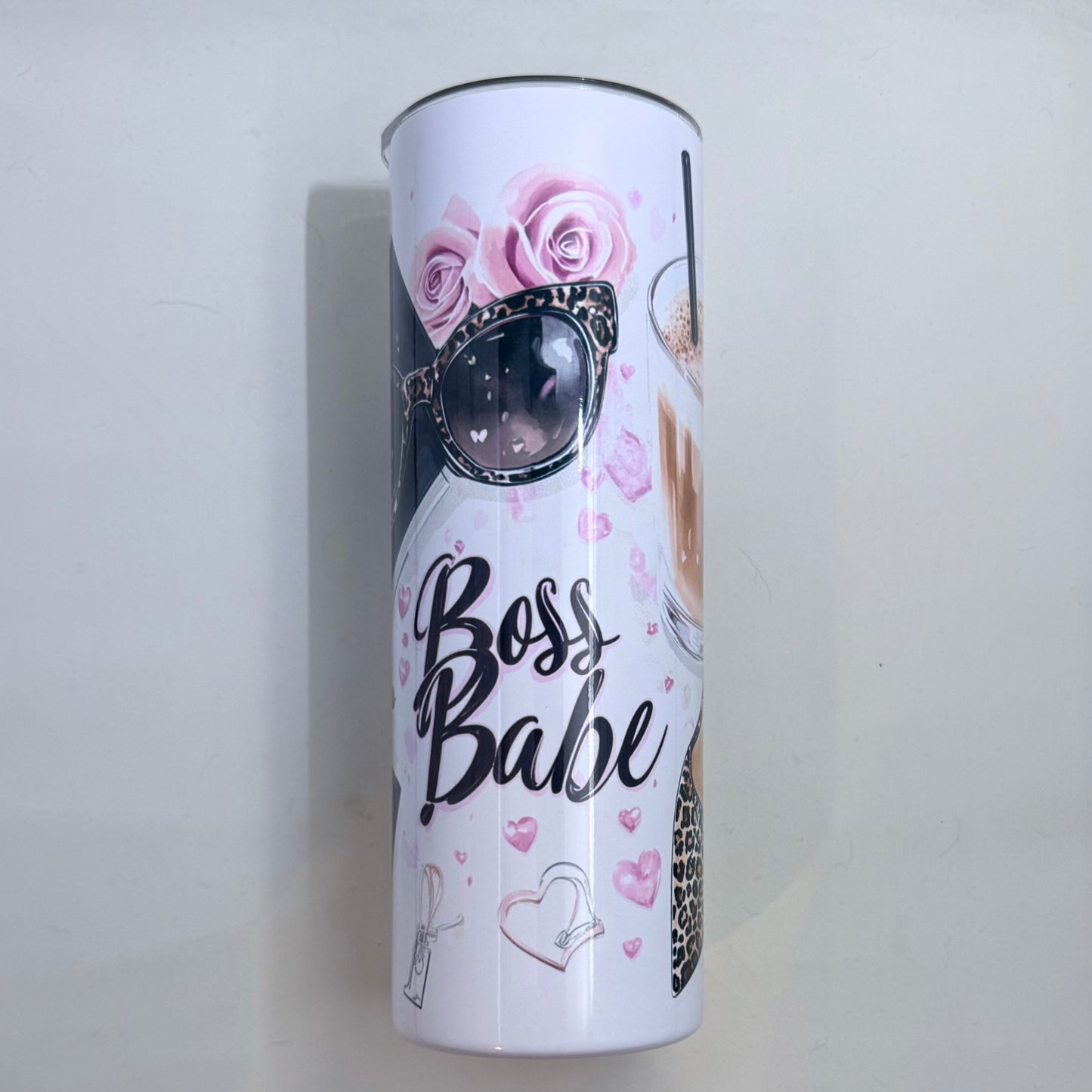 Boss Babe Pink 20oz Stainless Steel Tumbler