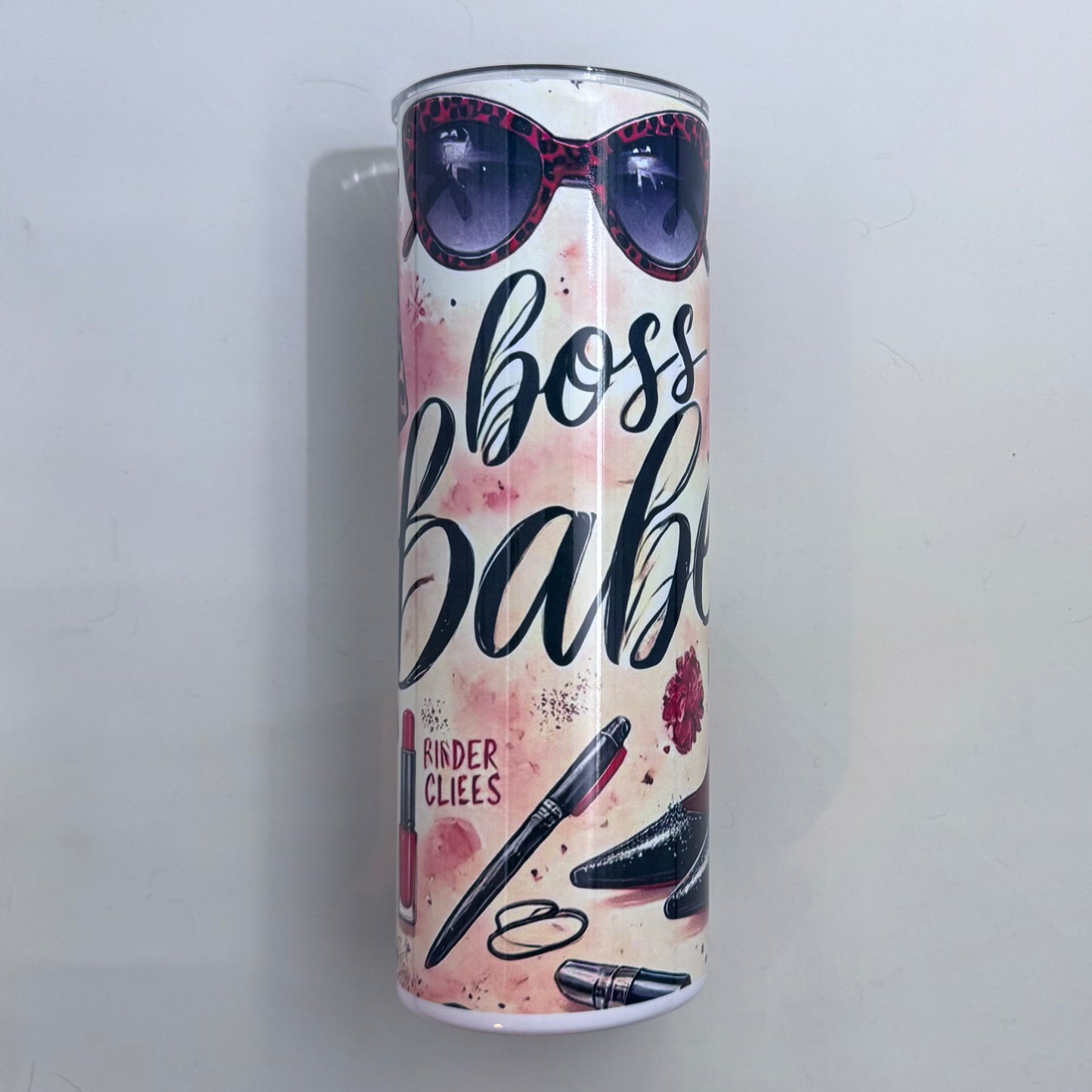 Boss Babe Red 20oz Stainless Steel Tumbler