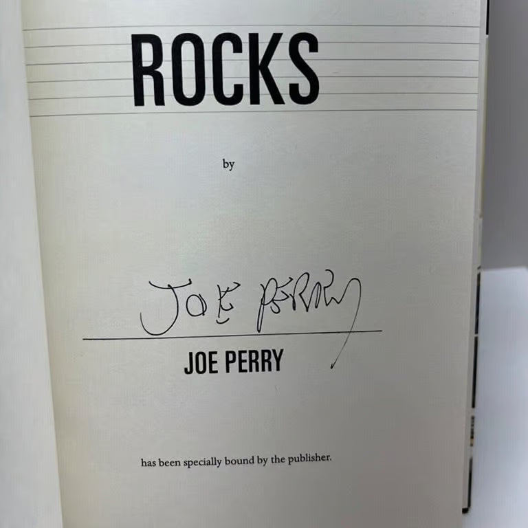 Joe Perry "My Life In & Out Of Aerosmith" Autographed 1st Edition