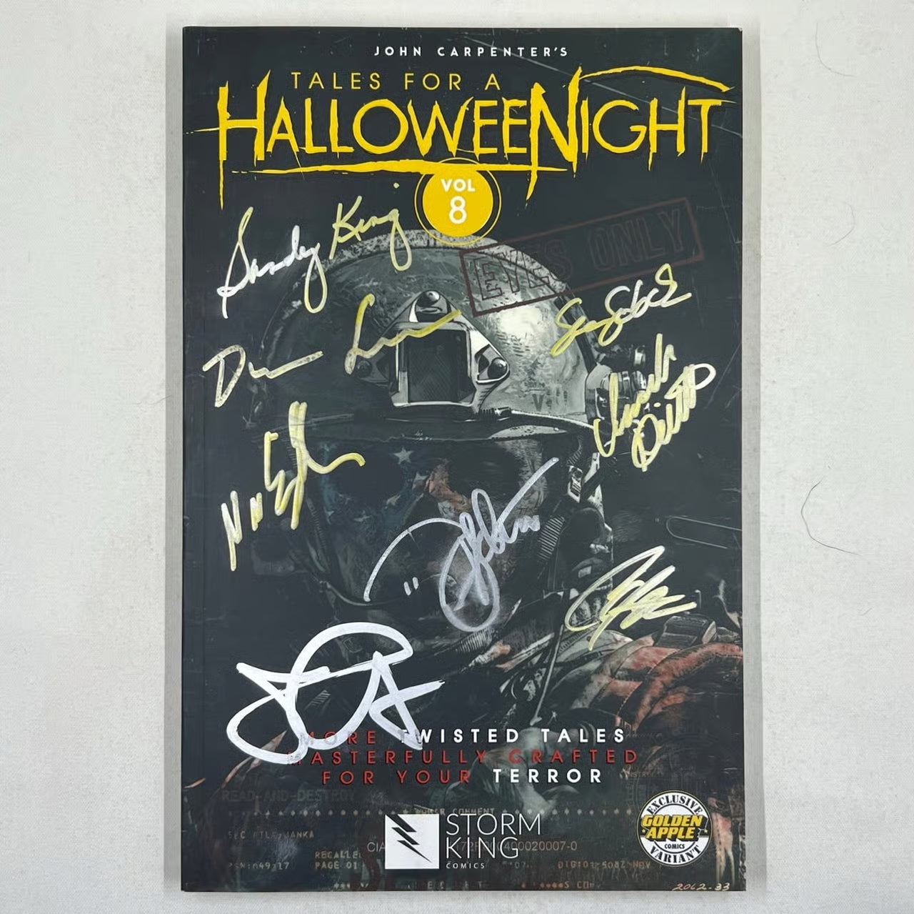 John Carpenter "Tales For Halloweennight Vol. 8" Autographed x8