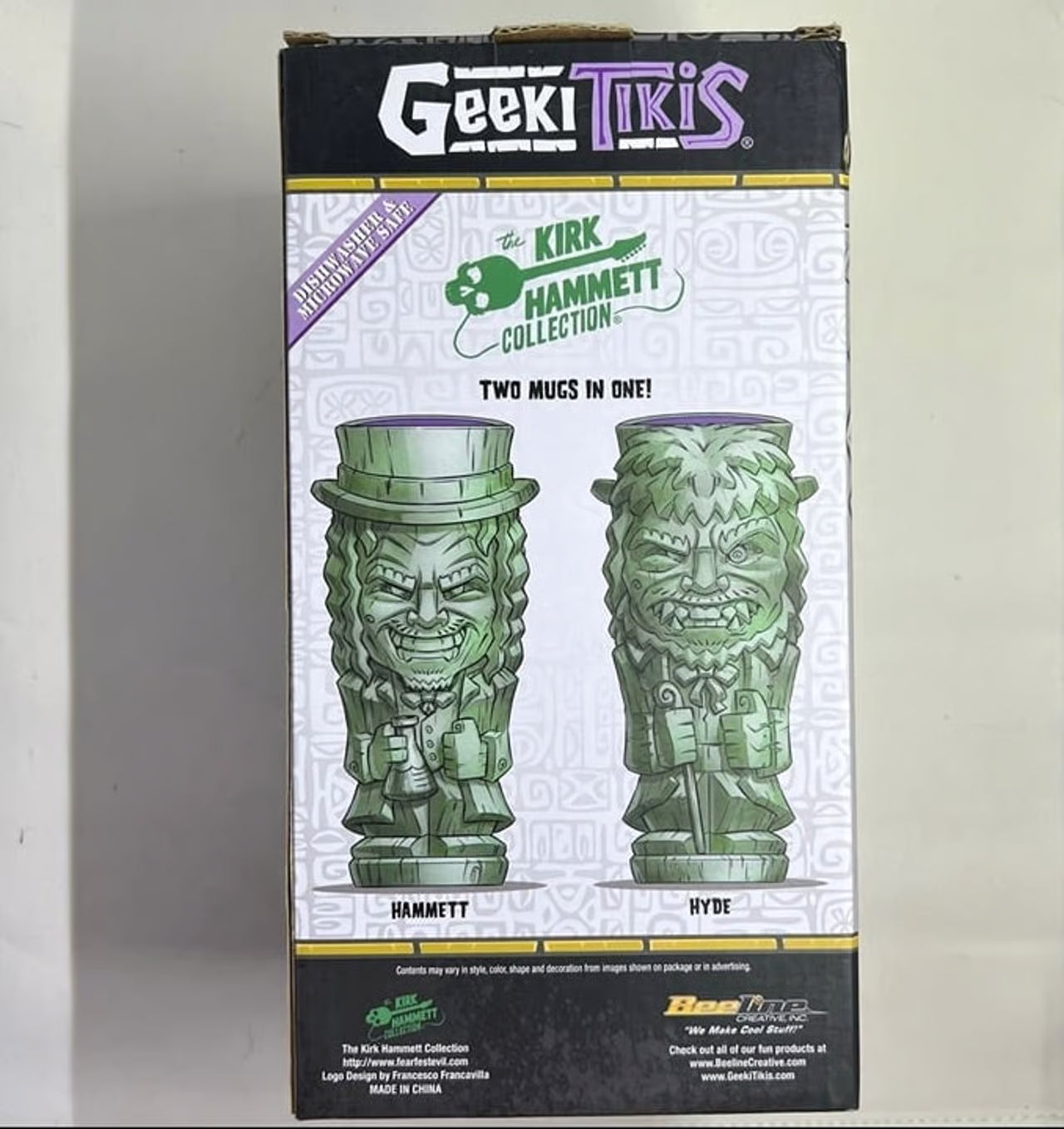 Kirk Hammett Autographed Limited Edition Geek Tiki / Hammett & Hyde Mug