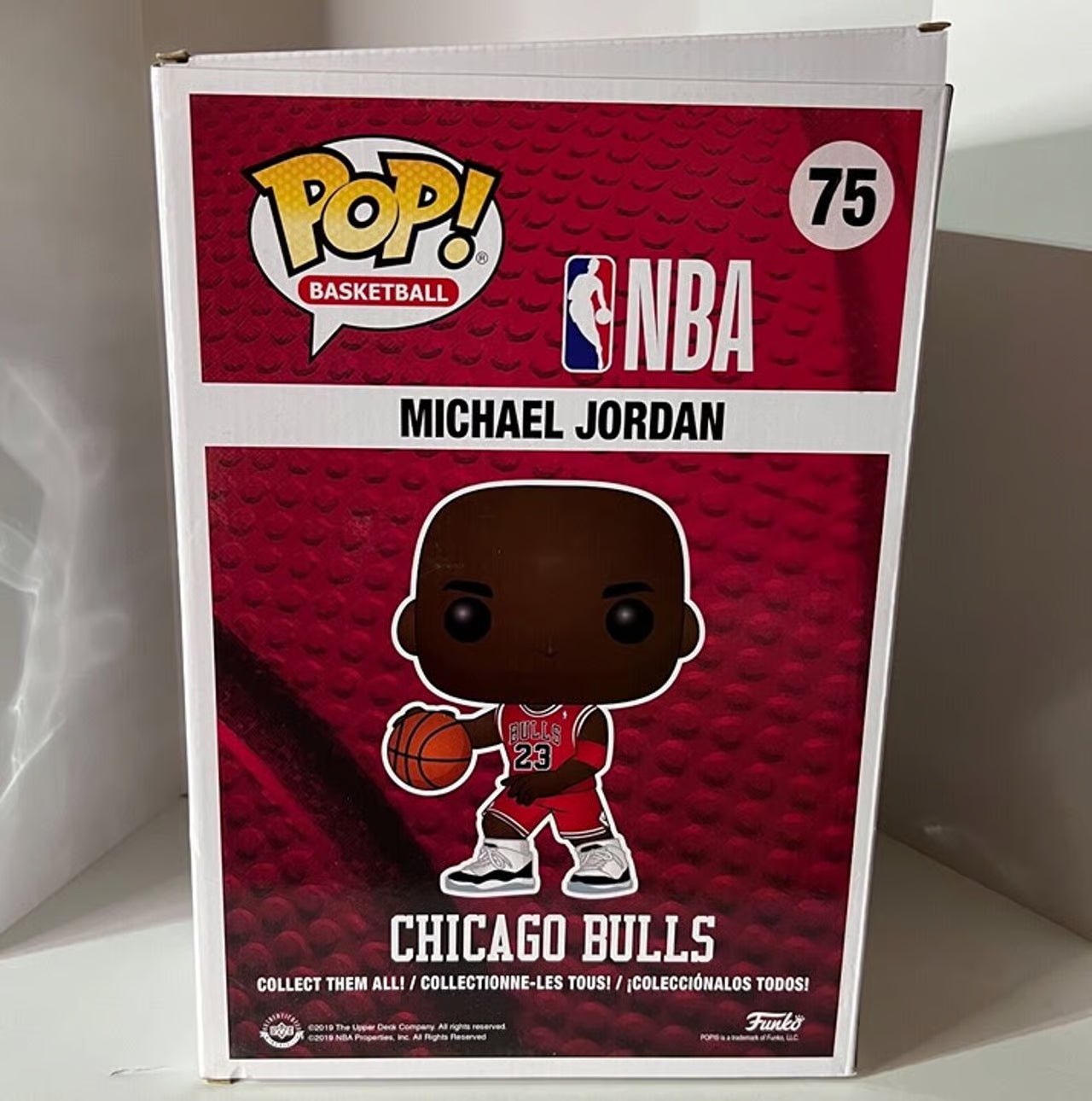 Michael Jordan 10" #75 Red Jersey Funko Pop