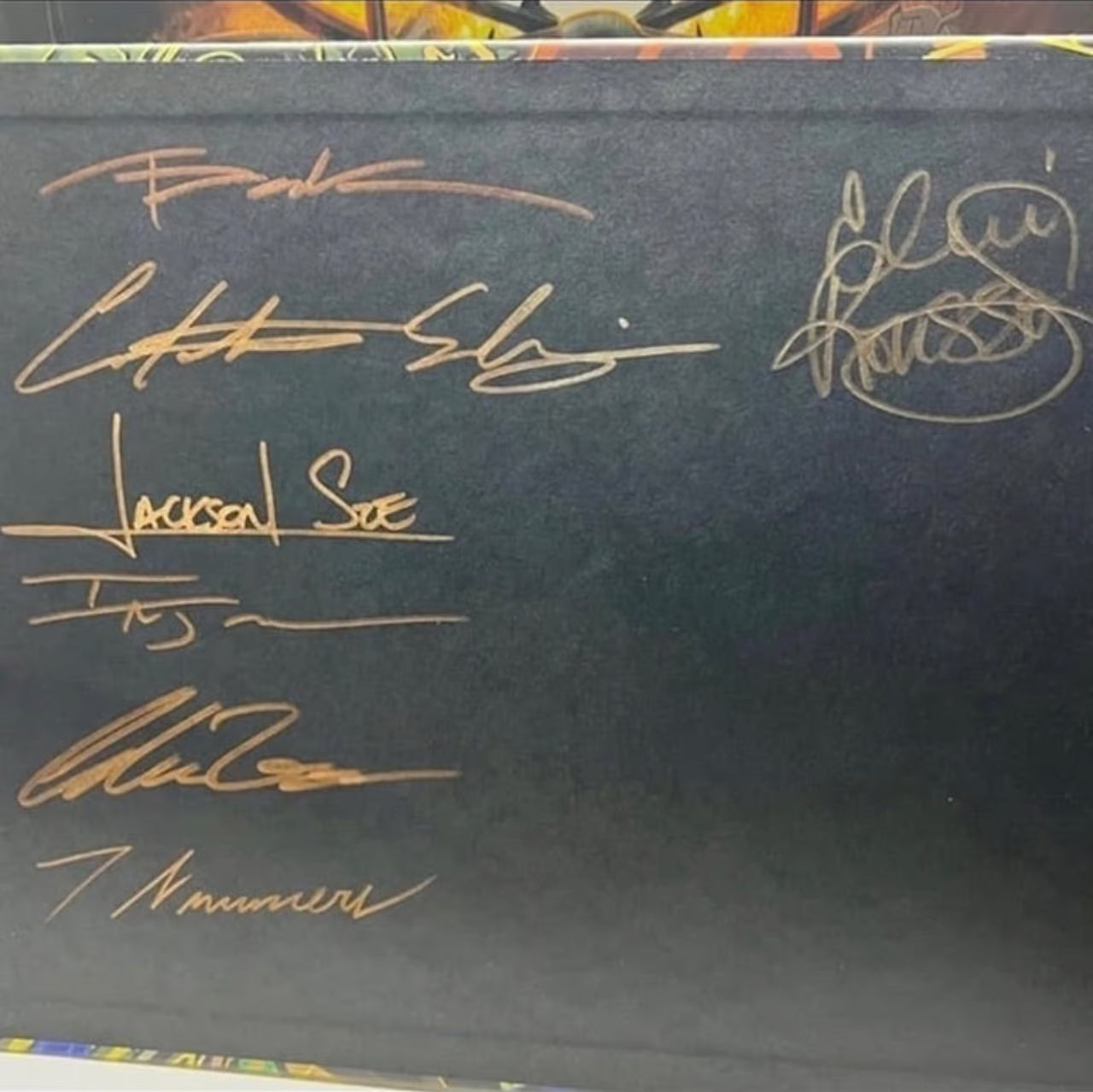 Marvel Studios "The Art Of Thor Ragnarok" Autographed x7