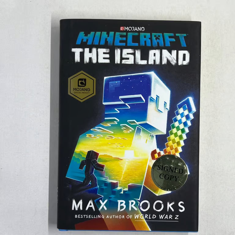 Max Brooks "Minecraft The Island" Autographed 1st Edition