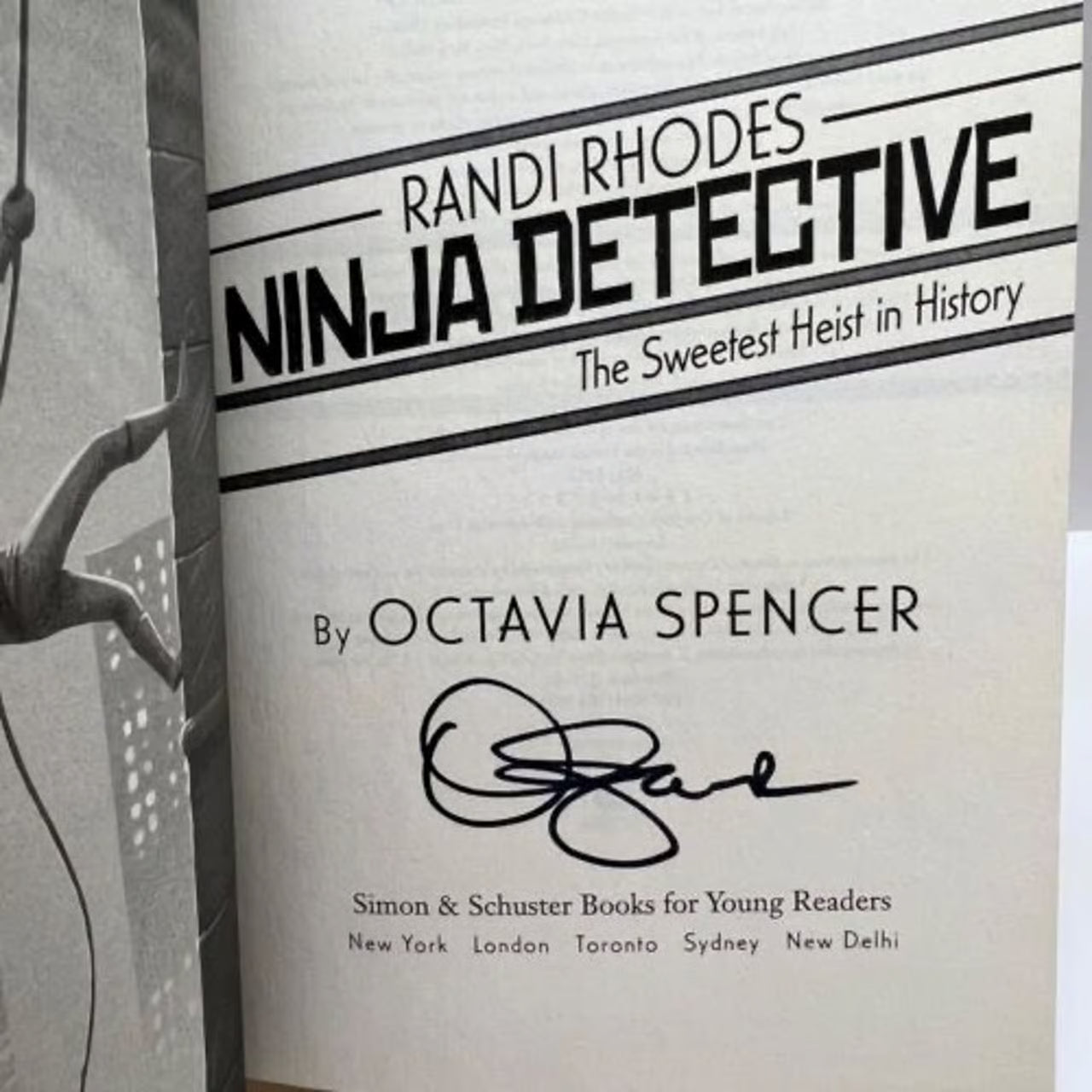 Octavia Spencer "Randi Rhodes Ninja Detective" Autographed 1st Edition