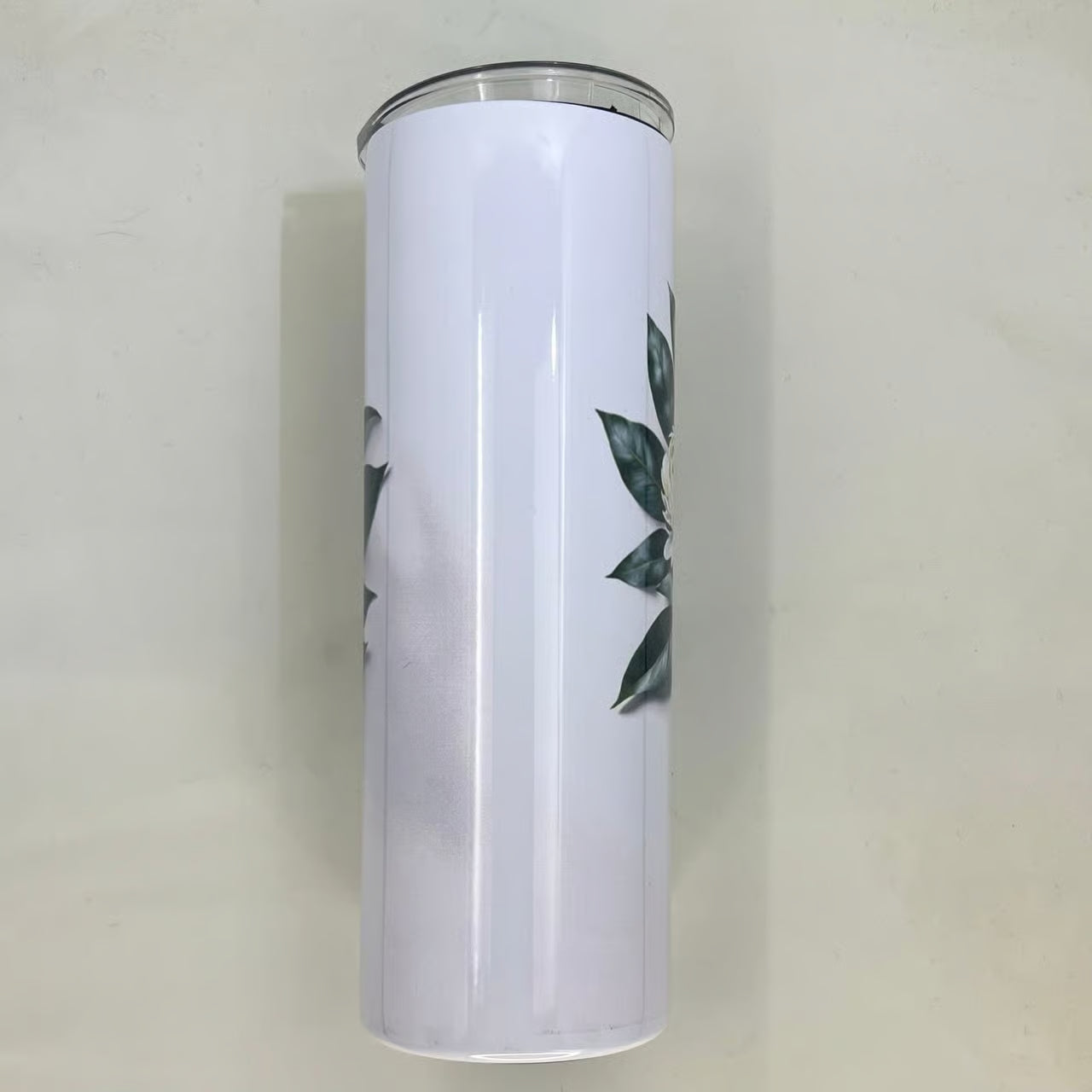 White Peony Bouquet 20oz Stainless Steel Tumbler