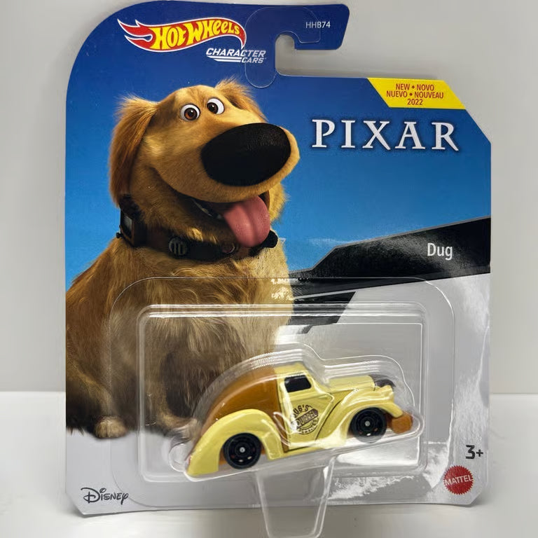 Disney Hot Wheels Pixar Characters (7) Remy Sully Buzz Lightyear Wall-E Woody Mike Wazowski Dug