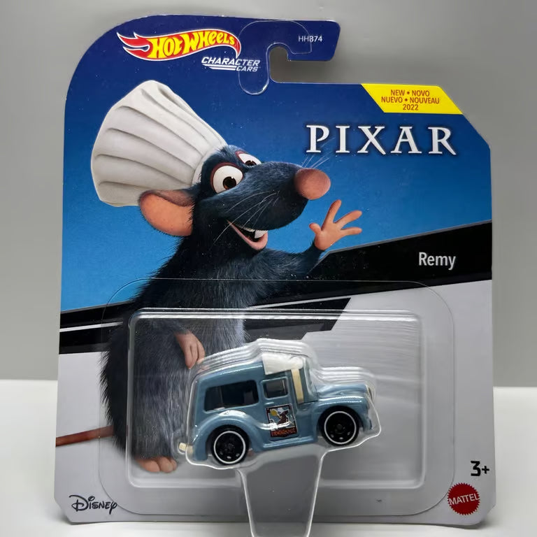 Disney Hot Wheels Pixar Characters (7) Remy Sully Buzz Lightyear Wall-E Woody Mike Wazowski Dug