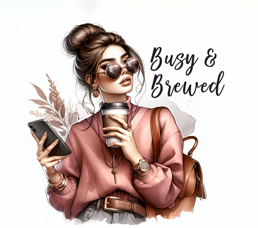 Busy & Brewed 20oz Stainless Steel Tumbler