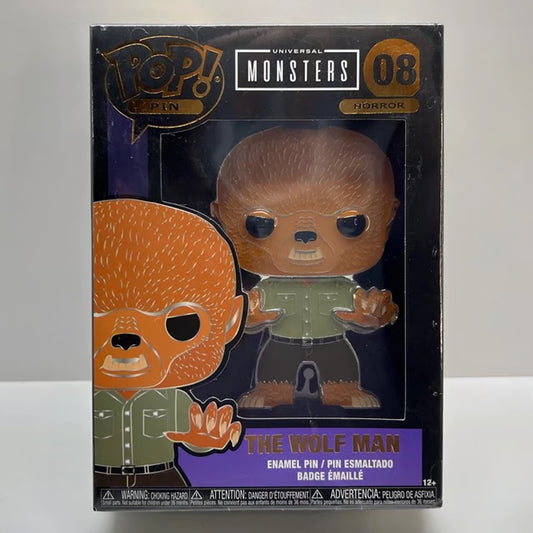 Universal Monsters The Wolf Man Funko Pop ENAMEL Pin Horror #08