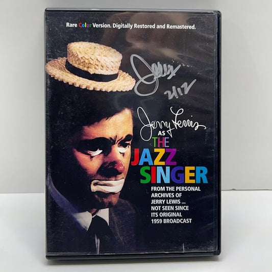 Jerry Lewis "As The Jazz Singer" DVD Autographed