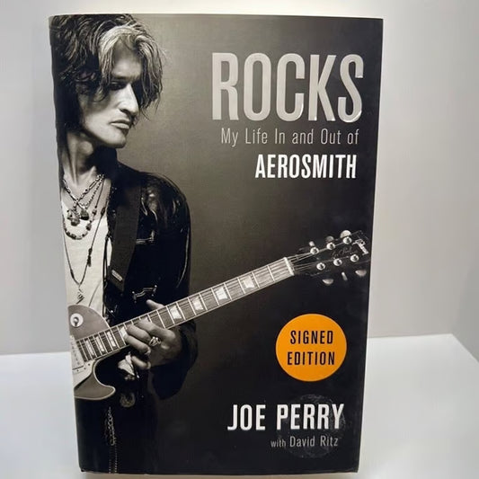 Joe Perry "My Life In & Out Of Aerosmith" Autographed 1st Edition