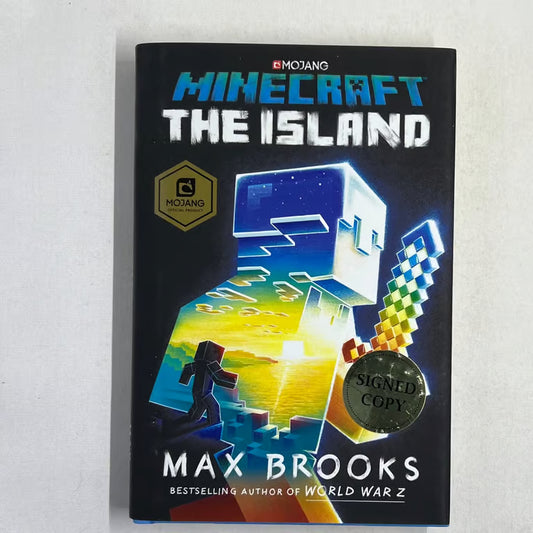 Max Brooks "Minecraft The Island" Autographed 1st Edition