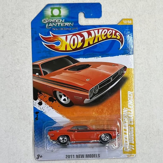 Hot Wheels Green Lantern 71' Dodge Challenger
